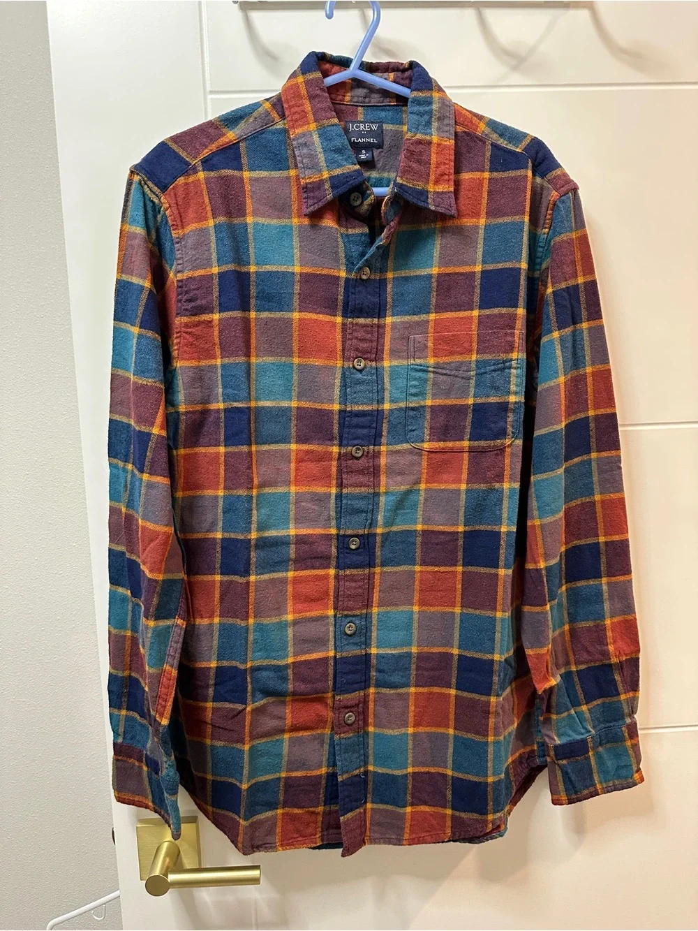 J. Crew Plaid Flannel Button-Down Shirt
